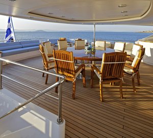 Motor yacht ORAMA -  Upper Deck Dining