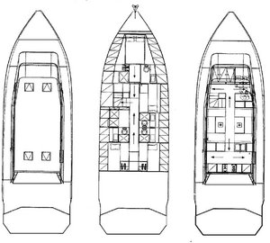Motor yacht POLYTROFON II -  Layout