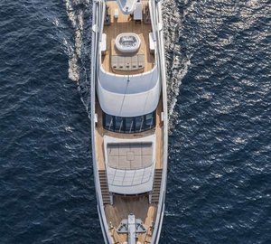 Motor yacht Panthera from above