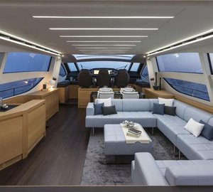 Motor yacht Pershing 82 - Saloon-001