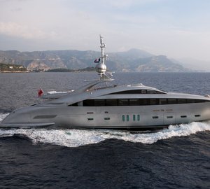 Motor yacht Silver Wind underway - Photo Credits @ SuperyachtMedia