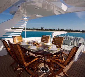 Motor yacht TRILOGY - Sundeck Dining