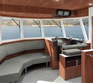 Motor yacht support boat Project YXT One - Wheelhouse