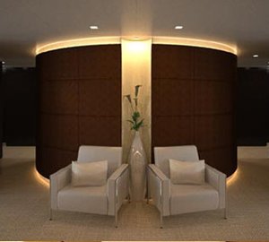 Motoryacht Pherousa interior - Image courtesy of Nereids Yachts