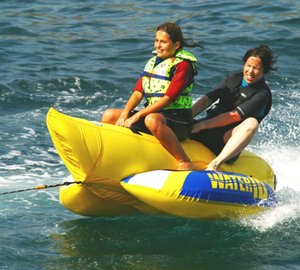 NAHEMA IV - Enjoying Watertoys on charter