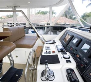 NEVER QUIT - Flybridge helm