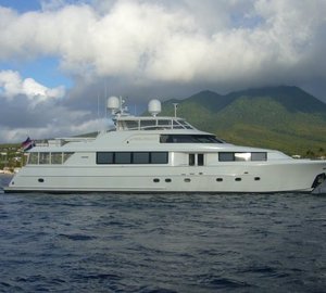 NEW MOON II - Anchored off Nevis