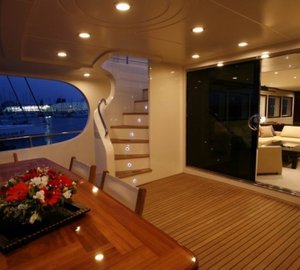 NIRA - Aft Deck in the Evening