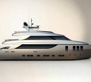 Nadara 38 superyacht - side view