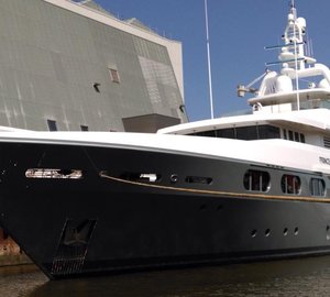 Newly refitted 48m Feadship superyacht Princess Too at ICON Yachts