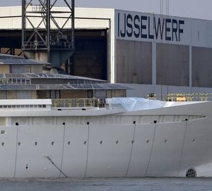 Oceanco Y714 motor yacht Project Jubilee - front view - Photo by Dutchmegayachts-001