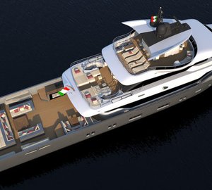 Oceanic Yachts 140 superyacht Hull no. 1 - Top view