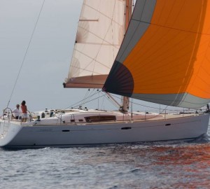 Oceanis 54 with spinnaker