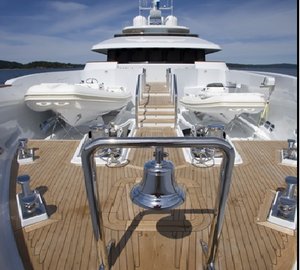 On board luxury yacht Silver Shalis