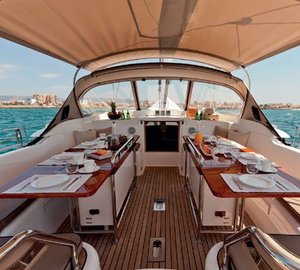 Oyster 82 TILLY MINT -  Cockpit Al Fresco Dining