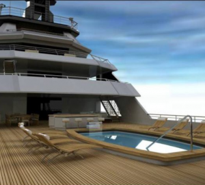 PJ World superyacht Helipad view - Image credit to Palmer Johnson : Rolls Royce