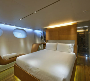 Panthalassa Accommodation - Sailing yacht by Perini Navi