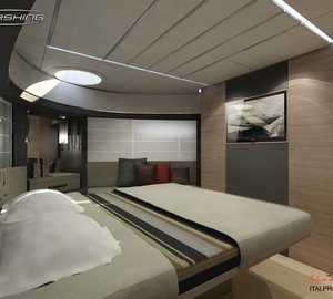 Pershing 92 Superyacht Cabin