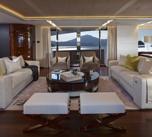 Princess 40M Hull 4 motor yacht X5 - Saloon - Image credit to Princess Yachts International plc