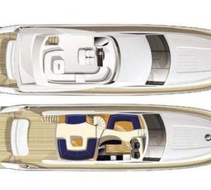 Princess Yacht LADY M  - Layout