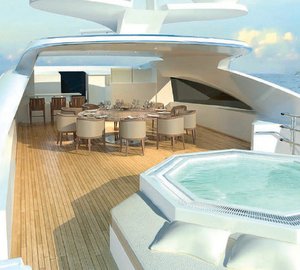 Project Galatea Yacht - Sun Deck