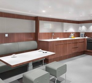 Project YXT One Yacht Support vessel - Galley