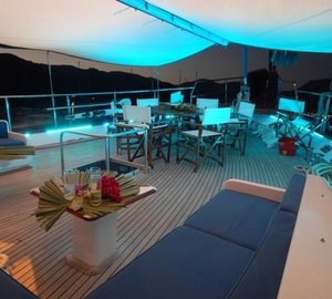 RIGEL - Foredeck at night