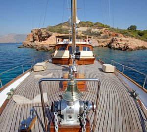 ROTA II yacht - deck