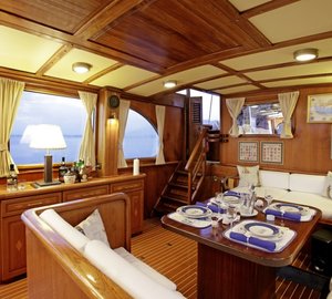 ROTA II yacht - saloon