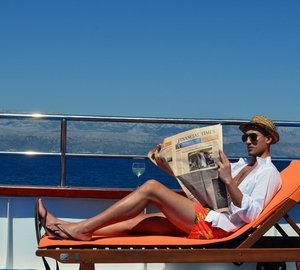 ROYAL ELEGANZA -   Relaxing on Deck