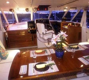 SEA ANGEL -  Cockpit looking forward