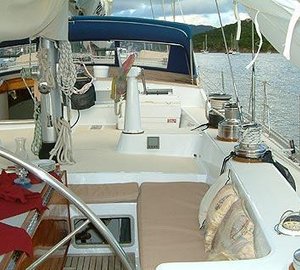 SHAITAN OF TORTOLA -  Deck looking forward