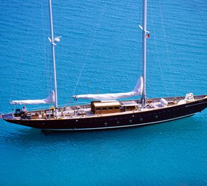 SINCERITY -  At Anchor in the Carribean