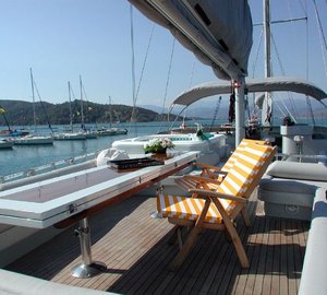 SUHEYLA SULTAN -  Flybridge Dining and Spa Pool