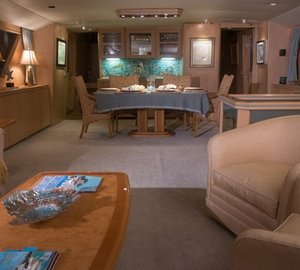 SUMMER SPLENDOR - Salon to formal dining view