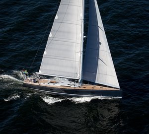SW 94 superyacht Windfall by Southern Wind during her sea trials in Cape Town