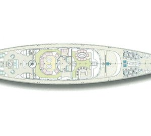 SY ANDROMEDA LA DEA - Main deck layout
