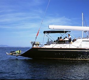 SY LIBERTAS -  Aft View