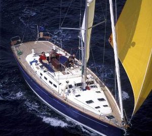 SY SEA STAR - With Spinaker