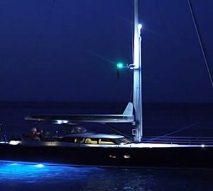 Sail Yacht AIYANA - At night