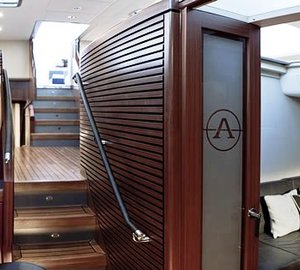 Sail Yacht AIYANA - Interior looking aft