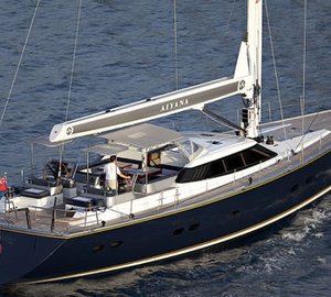 Sail Yacht AIYANA - View from Aft