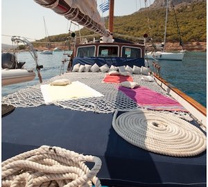 Sail Yacht ELEFTHERIA -  Looking Aft