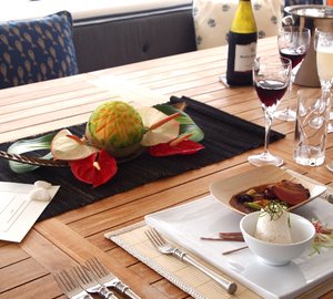 Sailing Yacht Akasha - Gourmet Food