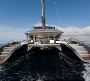 Sailing Yacht Cartouche - A Blue Coast 95 Catamaran - Photo Credit Gilles Martin-Raget