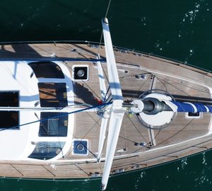 Sailing Yacht Myosotis -  Yacht From Above