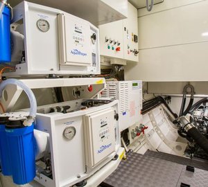 Sailing catamaran WindQuest - Engine Room