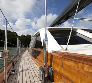 Sailing yacht AKALAM Side Deck