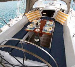 Sailing yacht ANAHITA - Cockpit