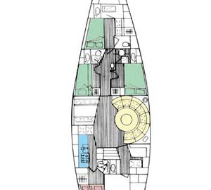 Sailing yacht ANAHITA - Layout